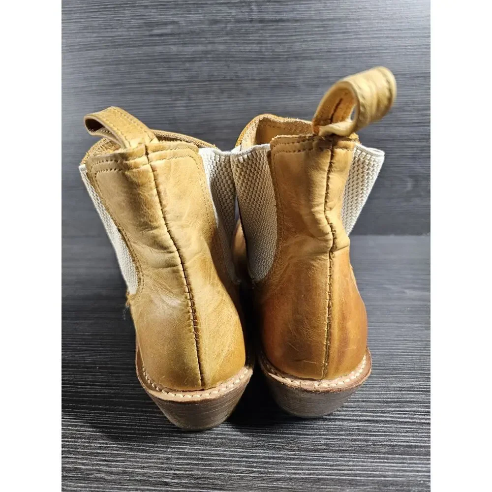 Walk Over Vintage Collection Womens Leather Chukka Boots Sz 8M Slip On USA